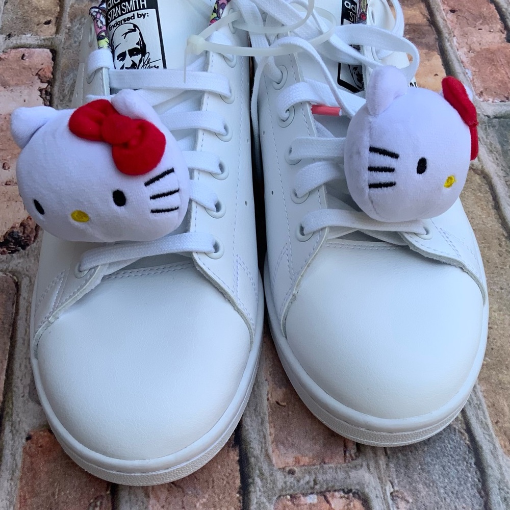 New ADIDAS STAN SMITH WMNS "Hello Kitty" Size- 10.5